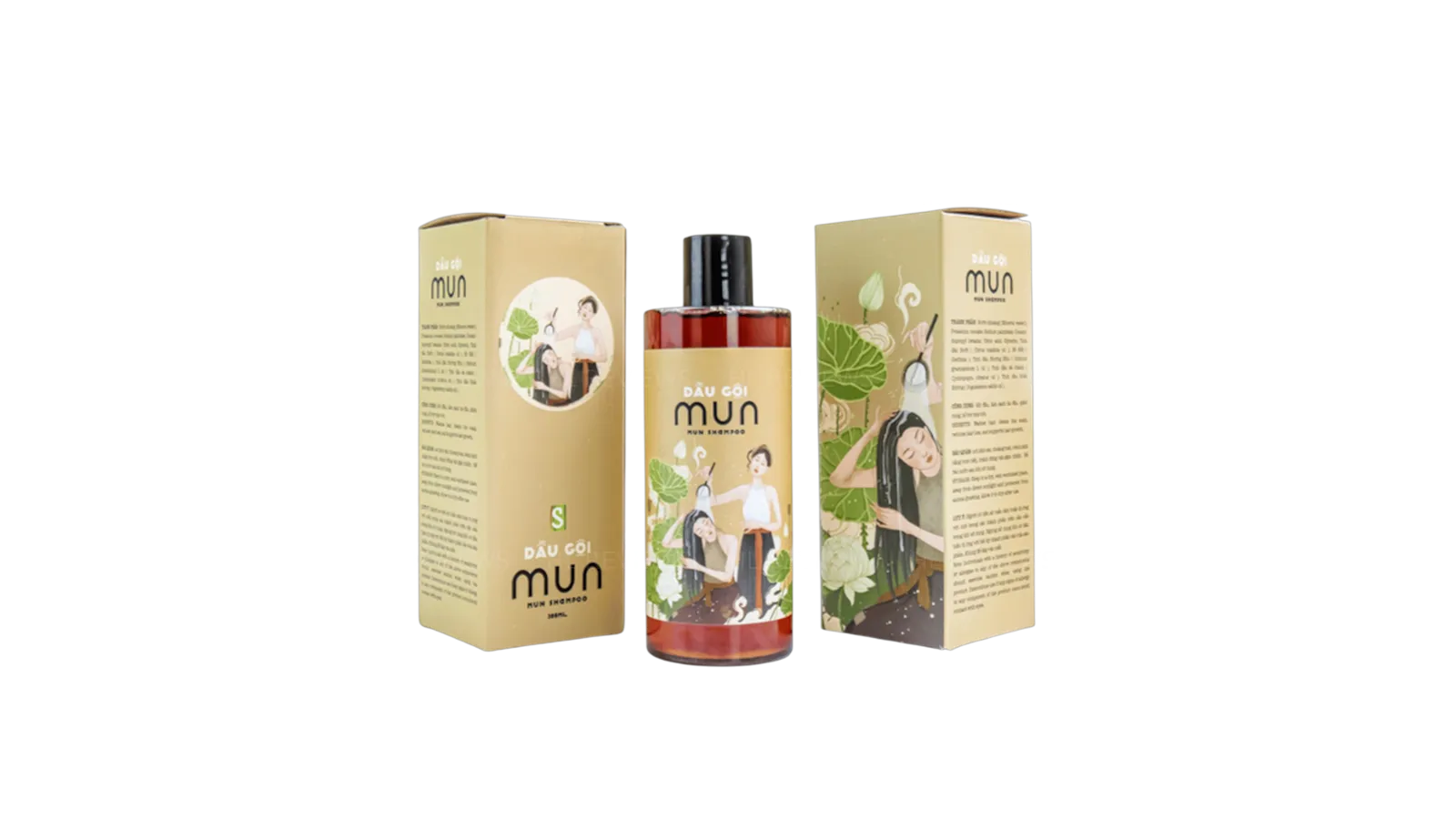 Dầu gội MUN dưỡng tóc, hỗ trợ giảm gãy rụng tóc - HTXSinh Dược