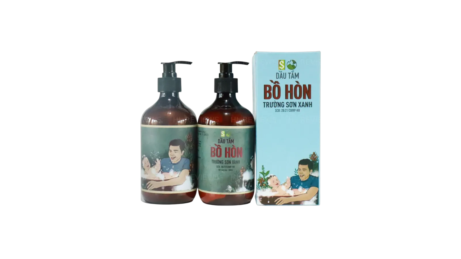 Dầu Tắm Bồ Hòn dành cho bé, thành phần thiên nhiên lành tính