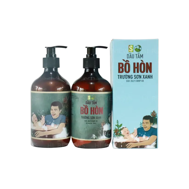 Dầu Tắm Bồ Hòn dành cho bé, thành phần thiên nhiên lành tính