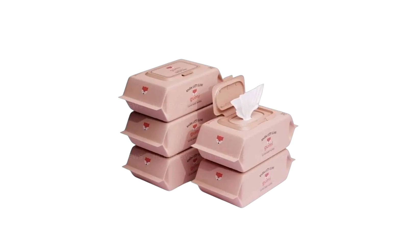 Khăn ướt Gumi không cồn không parabens cao cấp dành cho em bé